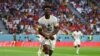 Ghana's Mohammed Kudus celebrates scoring his second goal against South Korea at the 2022 FIFA World Cup, Qatar, November 28, 2022