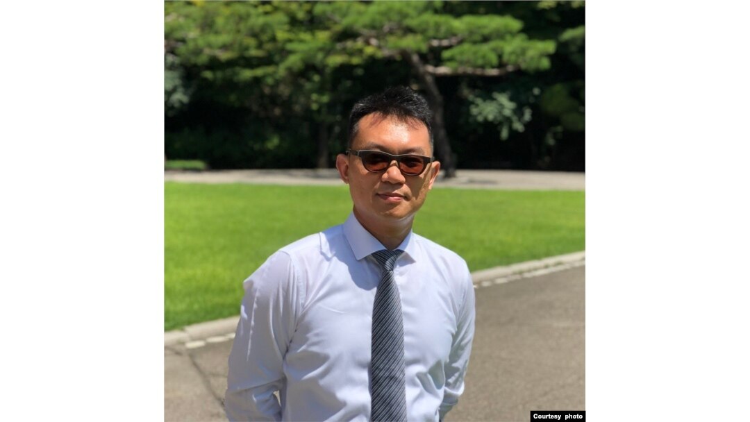 位於台北的中華亞太菁英交流協會秘書長王智盛(照片提供:王智盛)