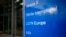 FILE - CGTN Europe is listed on a sign outside the offices of China Global Television Network, in Chiswick Park, London, Feb. 4, 2021.