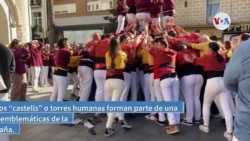 “Castellers”, una tradición catalana que integra a latinoamericanos