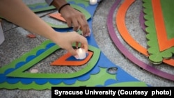 FILE - Syracuse students gathered to celebrate Diwali in the autumn. (Photo courtesy of Syracuse University)