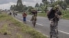 FILE: Displaced people who fled clashes between the Congolese army and M23 rebels try to timidly return to their homes in Kibumba, a few kilometres from the city of Goma in eastern Democratic Republic of Congo. Taken Jun.1, 2022. 