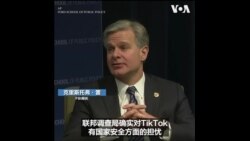 联邦调查局长表示TikTok引发国家安全忧虑 