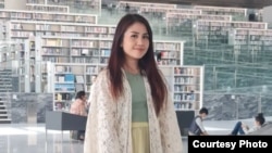 Yoshie Patricia Angeleque, penari latar asal Indonesia yang ikut tampil dalam video musik Jung Kook, bertajuk "Dreamers" (dok: Yoshie)