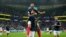 Franse Olivier Giroud selebre ak Kylian Mbappe apre li make yon gol nan ouveti match seleksyon nasyonal La Frans kont La Poloy, nan Mondyal Foutbol Qatar la, Dimanch 4 Desanm, 2022. 