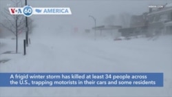 VOA60 America - US Blizzard Leaves At Least 34 Dead