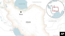Map of Iran. An explosion on Tuesday struck a base in Iran belonging to the country's paramilitary Revolutionary Guard, killing two workers, said local media. 