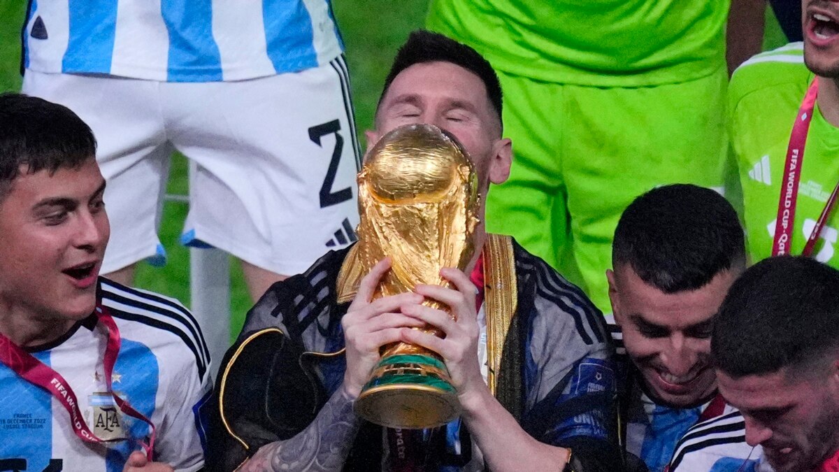 Finally. Lionel Messi leads Argentina over France to win a World Cup  championship.