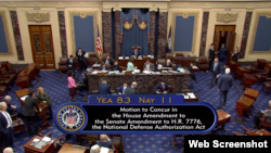 Сенат США схвалив оборонний бюджет на 2023 фіскальний рік 83 голосами "за". 11 сенаторів голосували "проти"