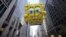 A SpongeBob SquarePants balloon floats through the streets of Manhattan during the 96th Macy's Thanksgiving Day Parade in New York City, Nov. 24, 2022