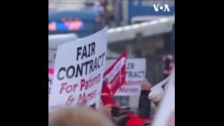 纽约7千多护士罢工 