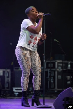 Penyanyi Jessy Wilson tampil di MECU Pavilion, Baltimore, 20 Agustus 2019. (Foto oleh Brent N. Clarke/Invision/AP)