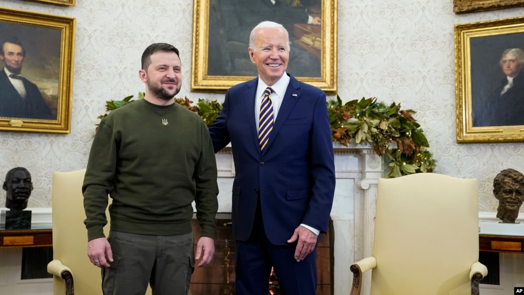 Украинскиот претседател, во име на украинскиот народ, му се заблагодари на американскиот народ за поддршката за Украина