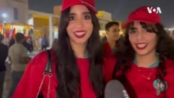 Morocco Fans Celebrating ...