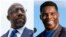 Senate Raphael Warnock (goch) depi kandida pou sena Repibliken Herschel Walker. 
