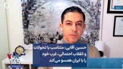 حسین آقایی: متناسب با تحولات و انقلاب احتمالی، غرب خود را با ایران همسو می‌کند