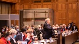 Delegación colombiana durante la segunda jornada de las audiencias orales ante la Corte Internacional de Justicia de La Haya, el 6 de diciembre de 2022. [Foto: Cancillería de Colombia]