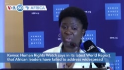 VOA60 Africa - HRW: African leaders failed to address widespread abuses against civilians