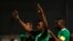 Des joueurs de l'équipe du Nigeria, lors d'un match contre le Sénégal, le 23 mars 2017.