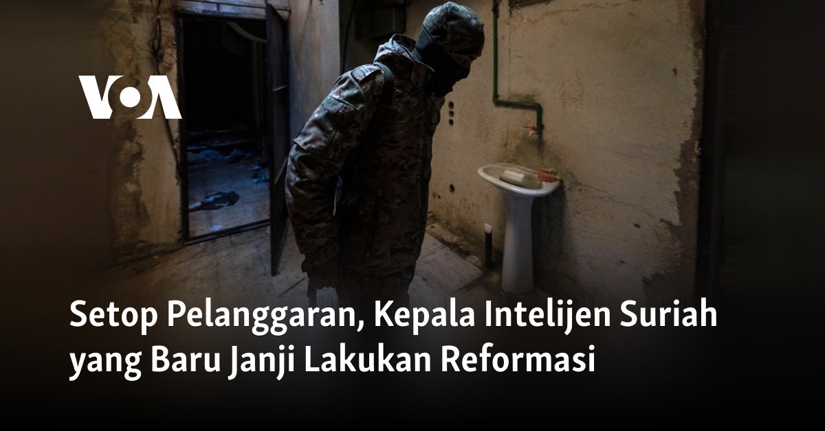 Setop Pelanggaran, Kepala Intelijen Suriah yang Baru Janji Lakukan Reformasi