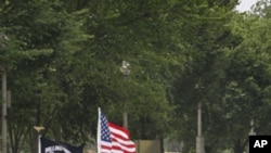 Les motards du <Rolling Thunder> paradent chaque année sur Constitution Avenue en souvenir des ancien combattants du Vietnam.