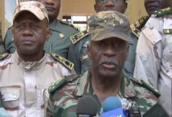 FILE - General Rene Claude Meka, Cameroon's chief of defense staff, Sept. 12, 2019. (M. Kindzeka/VOA)