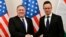 Держсекретар США Майк Помпео та міністр закордонних справ Угорщини Петер Сійярто