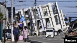 Japonya'nın Ishikawa vilayetine bağlı Wajima'da depremin en çok etkilediği yerlerden biri oldu.