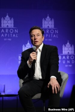 Tesla CEO Elon Musk at the 29th Annual Baron Investment Conference in New York City on Nov. 4, 2022 (Business Wire)