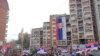 Prostest Srba u Severnoj Mitrovici, 6. novembra 2022. (Foto: VOA)