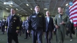 Japonya Başbakanı Amerikan Uçak Gemisinde