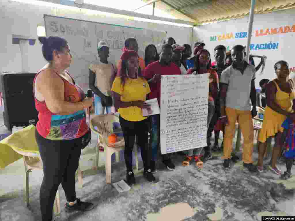 María Eugenia Mosquera lleva más de 30 años trabajando con comunidades indígenas, negras y campesinas de Colombia.