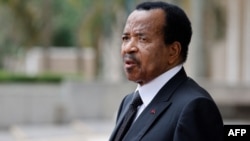 President Paul Biya of Cameroon marked 40 years in power Sunday