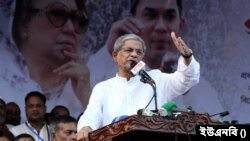 বরিশালে জনসভায় বিএনপি মহাসচিব মির্জা ফখরুল ইসলাম আলমগীর