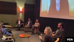 The University of Missouri School of Journalism screens the VOA documentary, "Journalists on the Run" at a theater near campus.
