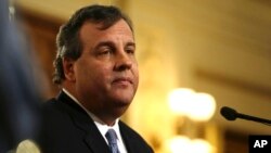 New Jersey Gov. Chris Christie delivers his State Of The State address at the Statehouse in Trenton, Jan. 14, 2014.