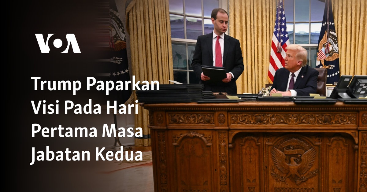 Trump Mengungkapkan Visi pada Hari Pertama Masa Jabatan Kedua