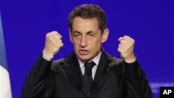 Tổng thống Pháp Nicolas Sarkozy