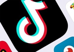 FILE - This Feb. 25, 2020, file photo, shows the icon for TikTok in New York.