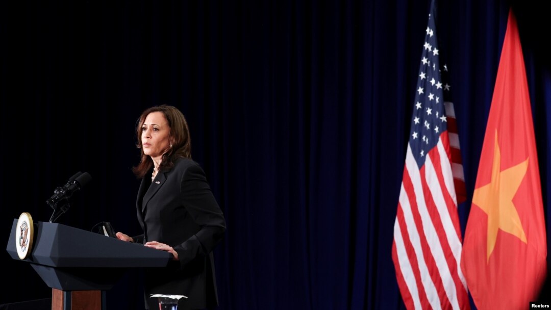  Phó Tổng thống Mỹ Kamala Harris từng đề cập tới sáng kiến Chỉ số xanh trong chuyến thăm Việt Nam. 