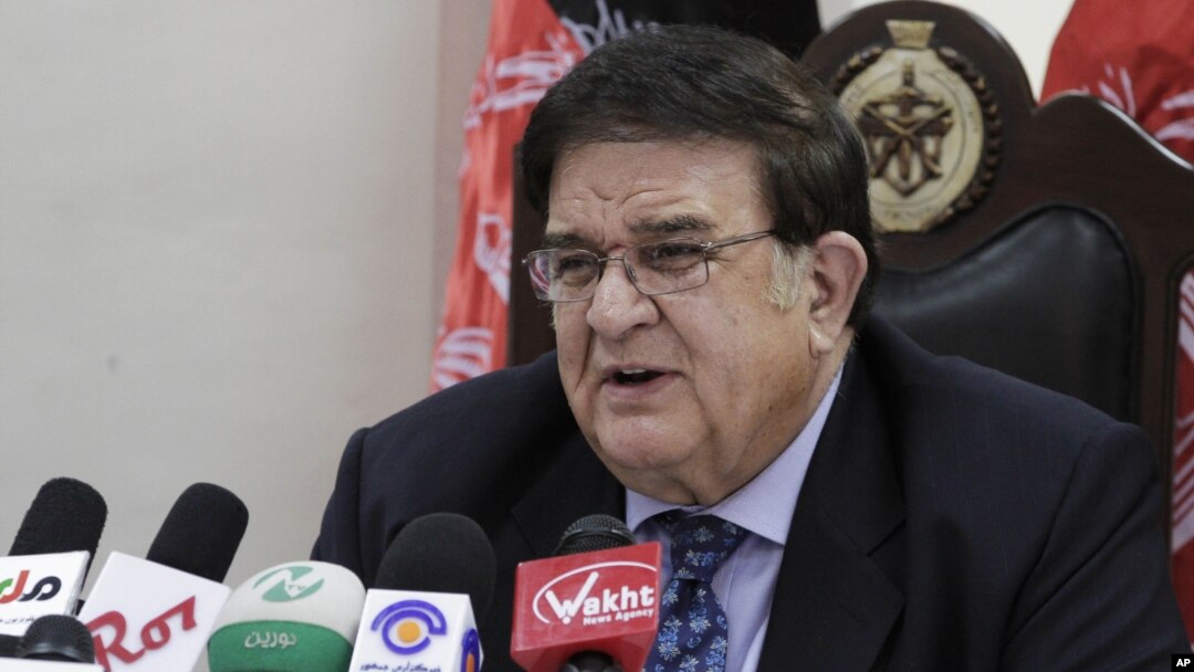 Afghan Defense Minister Abdul Rahim Wardak in Kabul, June 7, 2012. 