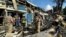 ภาพความเสียหายหลังจากรัสเซียโจมตีเมืองคอสเตียนตินิฟกา ทางตะวันออกยูเครน ทำให้มีผู้เสียชีวิตอย่างน้อย 17 คน (รอยเตอร์)