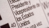 Se ven instrucciones en español en parte de una boleta electoral enviada por correo en Nueva York el miércoles 30 de octubre de 2024. [Foto:Archivo/AP]