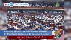 VOA60 World - Shehbaz Sharif has been elected the new prime minister of Pakistan