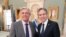 El Canciller de Uruguay, Francisco Bustillo, se reúne con el Secretario de Estado de los Estados Unidos, Antony Blinken, durante una visita a Washington el martes 12 de abril de 2022. Foto cortesía de la cuenta de Twitter de la Cancillería de Uruguay.