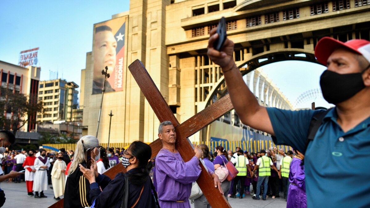 Venezuela celebra Semana Santa tras dos años de confinamiento