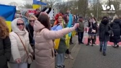 Українці завадили провести автопробіг «на захист російськомовних» у Ганновері. Відео