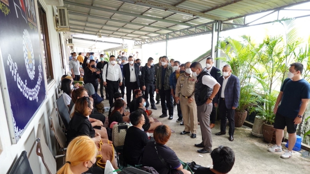 Police Crackdown on Cambodian Scam Call Centers Frees 66
