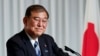 Shigeru Ishiba, the newly elected leader of Japan's ruling party, the Liberal Democratic Party (LDP) looks on, during a press conference after the LDP leadership election, in Tokyo, Sept 27, 2024.