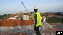 Le site de la mine d'or d'Ity lors de l'inauguration le 9 mai 2019 à Danane, dans l'ouest de la Côte d'Ivoire. (ISSOUF SANOGO / AFP)